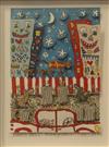 Three color lithographs.